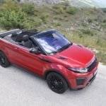 prova su strada range rover evoque cabrio