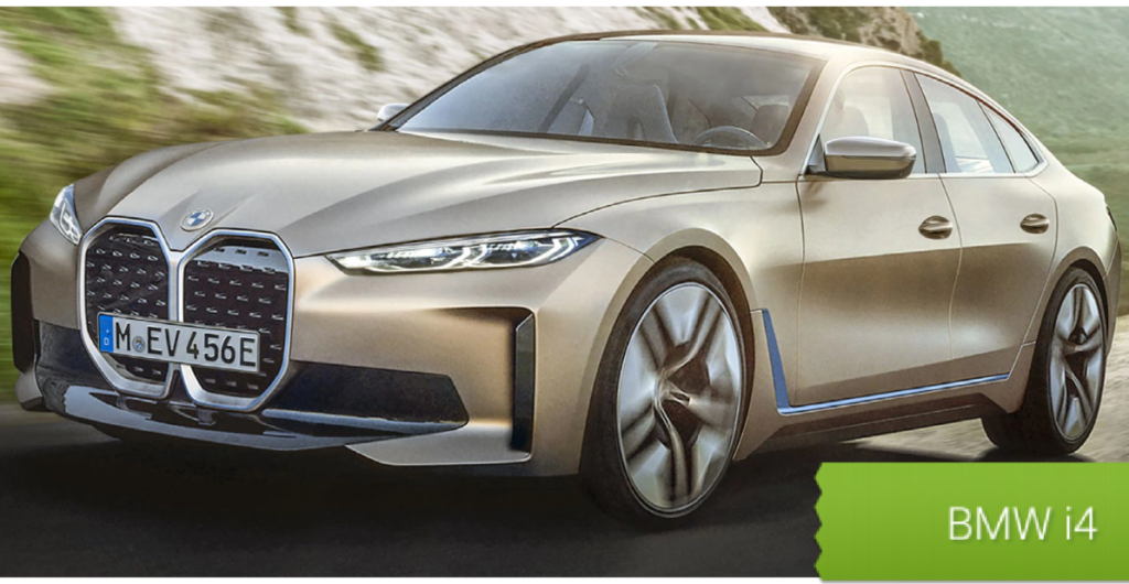 nuova bmw i4 2021 la berlina 100% elettrica