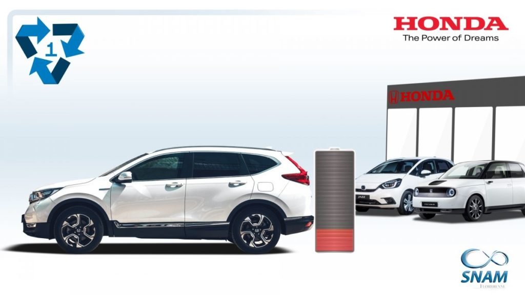Honda-auto elettriche riciclo batterie