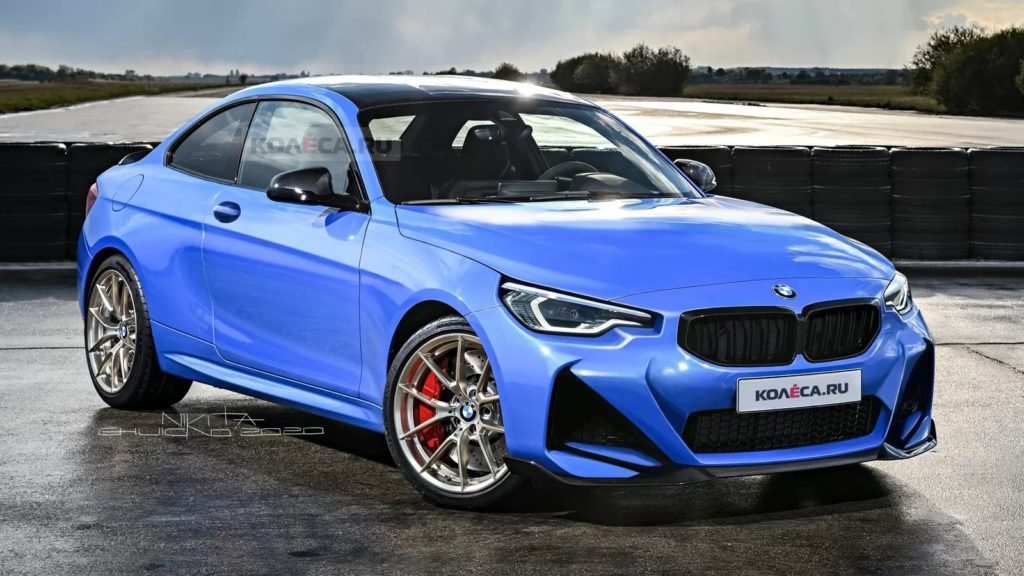Nuova BMW M2 Coupé 2021, design in Anteprima Rendering
