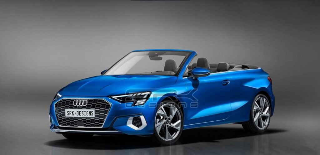 Nuova Audi A3 2021, il Rendering della Cabrio