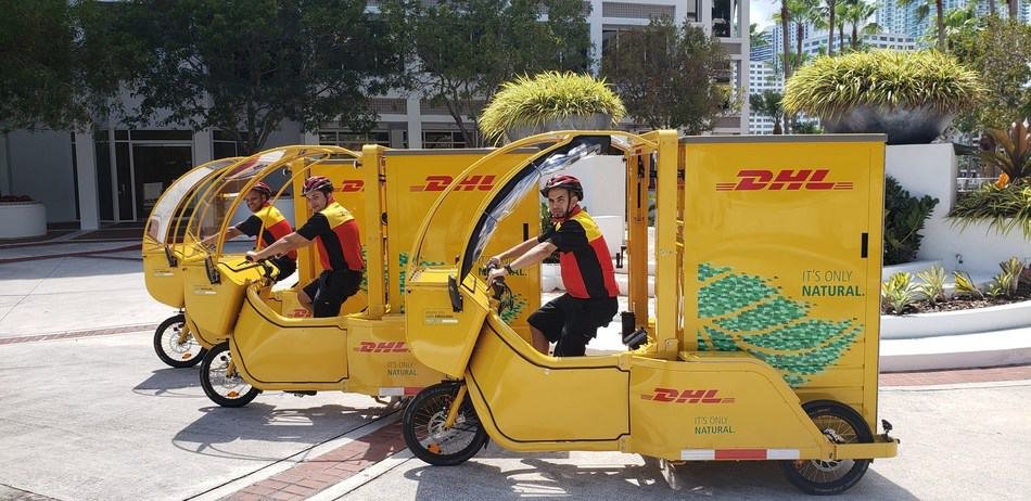 DHL punta sulle bici cargo a Miami DHL punta sulle bici cargo a Miami