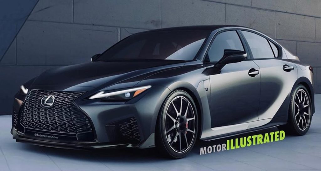 Nuova Lexus IS F 2021, il Rendering in Anteprima