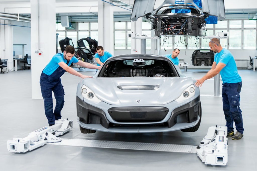 Rimac Automobili avvia la prima catena di montaggio