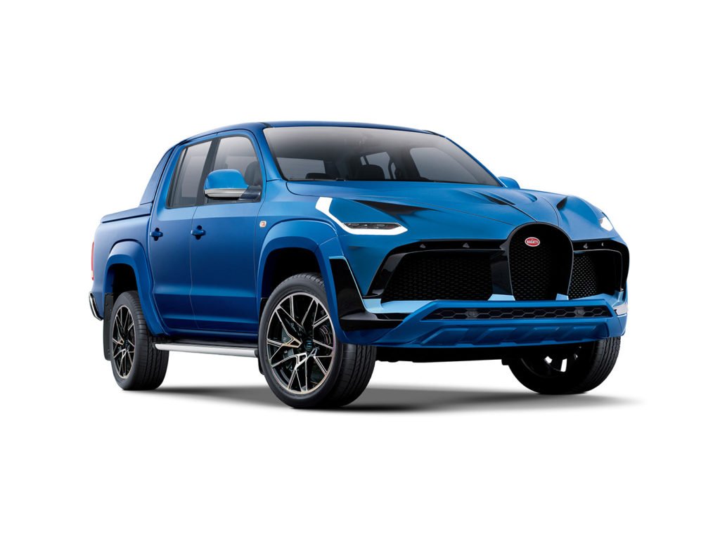 Una Bugatti Pickup? Il Rendering Estremo