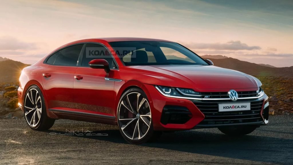Nuova Volkswagen Arteon 2021, il Rendering del Restyling