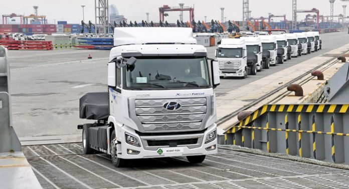 Hyundai XCIENT Fuel Cell 2021, il camion ad Idrogeno per l'Europa