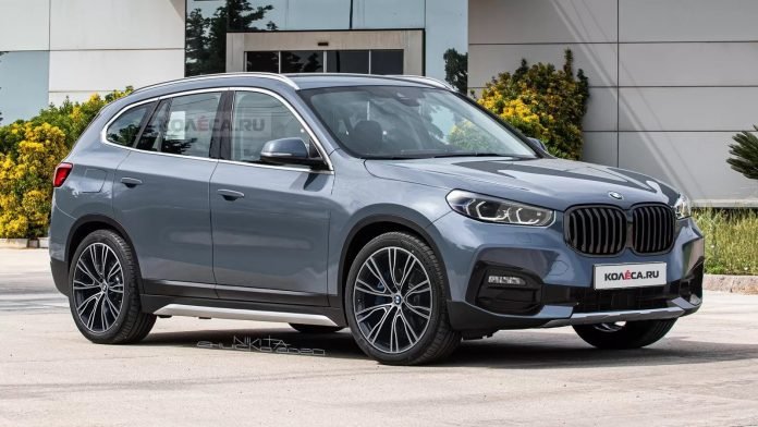 Nuova BMW X1 2021, il Rendering del Design in Anteprima