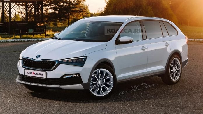 Nuova Skoda Scala Wagon 2021, il Rendering della Scout