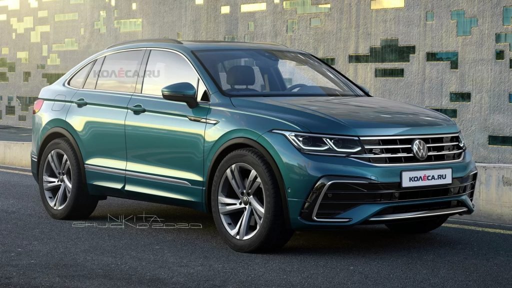 Nuova Volkswagen Tiguan Coupé 2021, il Rendering della X