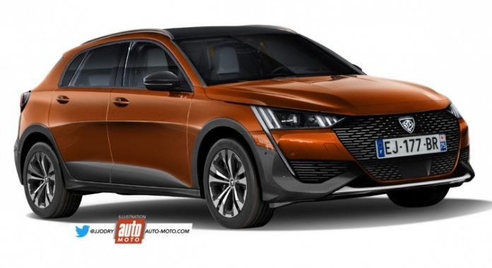 Nuova Peugeot 308 2021 sarà anche SUV, i Rendering