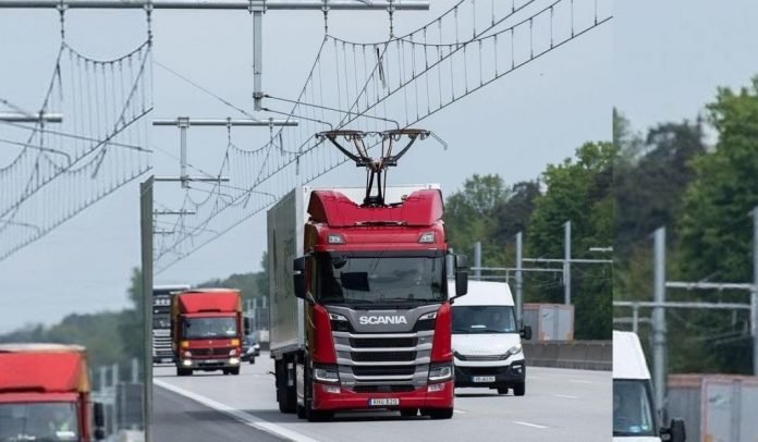 Apre in Germania la prima autostrada riservata ai Camion elettrici