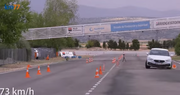 seat leon test dell'alce/