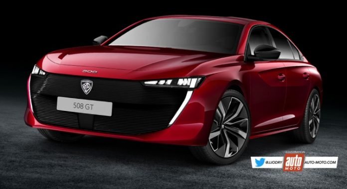 Nuova Peugeot 508 2021, il Restyling nel Rendering in Anteprima