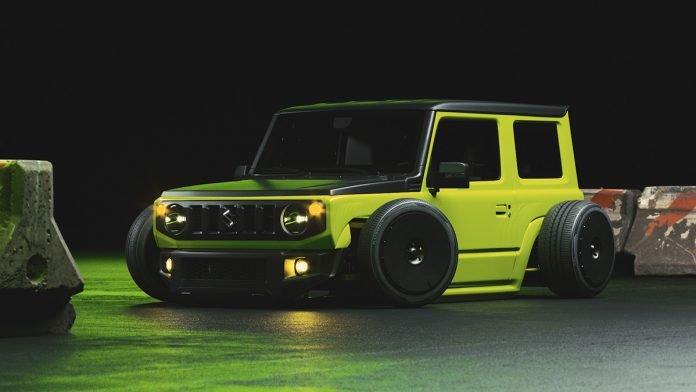 Nuova Suzuki Jimny 2021, la Rat Rod nei Rendering Nuova Suzuki Jimny 2021, la Rat Rod nei Rendering