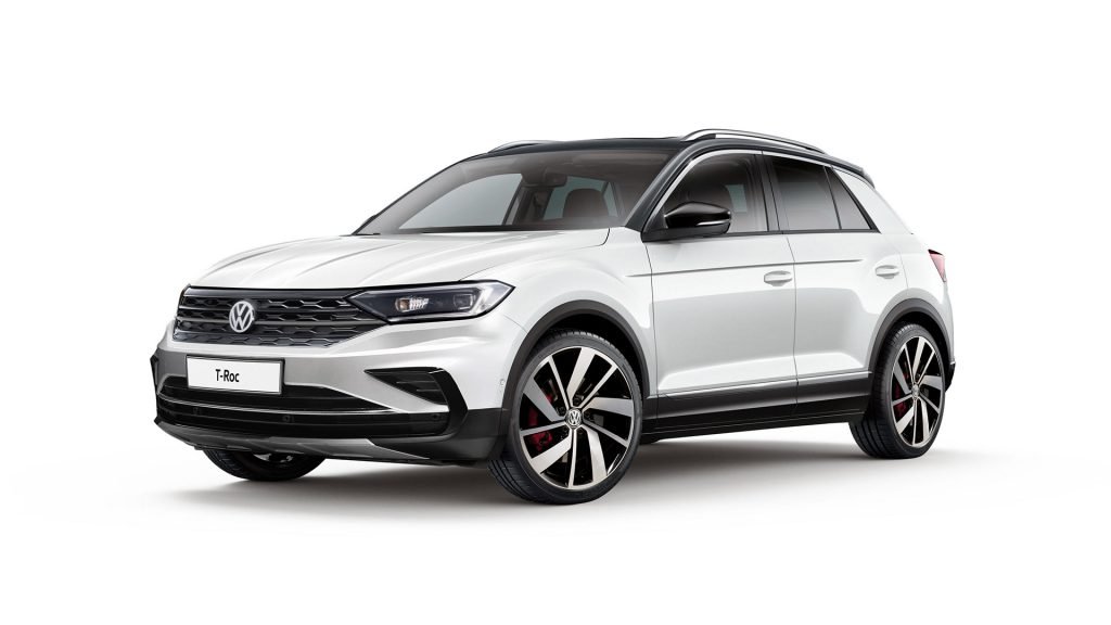 Nuova Volkswagen T-Roc 2021, il Restyling nei Rendering in Anteprima