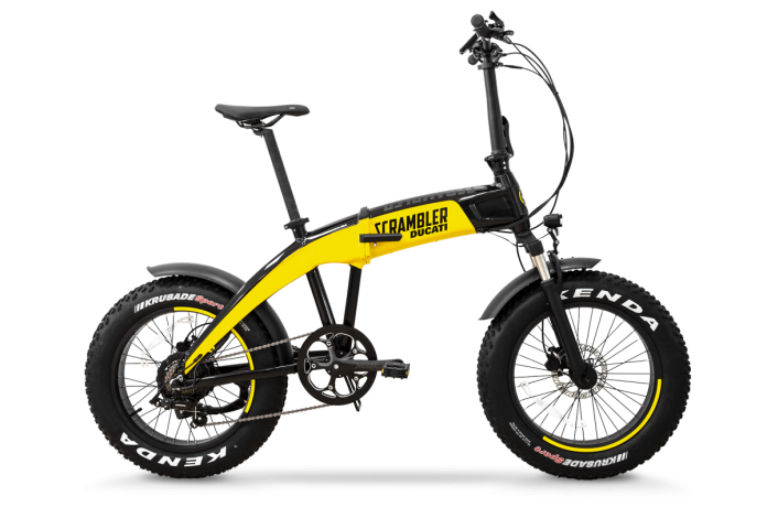 Nuova Ducati SCR-E, la bici pieghevole elettrica per la città