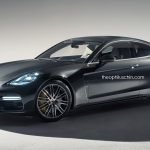 Nuova Porsche Panamera Coupé 2021, il Rendering della versione coupé