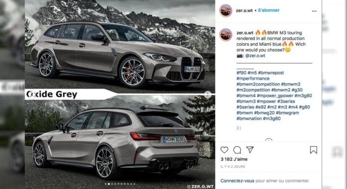 Nuova BMW M3 Touring 2021, il Rendering svela il Design in Anteprima
