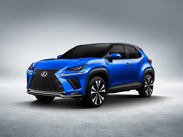 Nuova Lexus LBX 2021, il Rendering del Baby SUV
