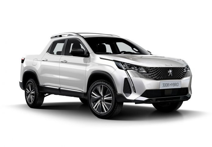 Nuova Peugeot 3008 2021, il Rendering della versione Pickup