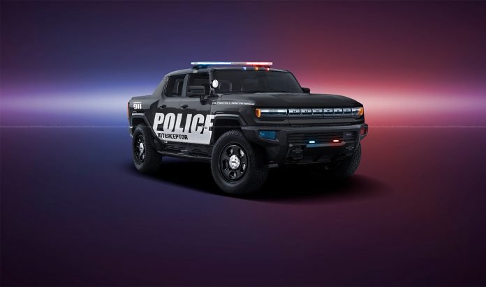 Nuova GMC Hummer 2021, i Rendering della Police Interceptor
