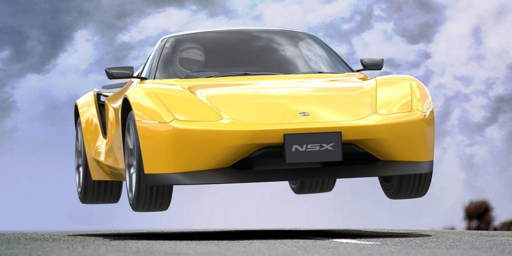 Nuova Honda NSX 2022, il Rendering con il design delle origini