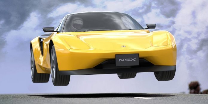 Nuova Honda NSX 2022, il Rendering con il design delle origini