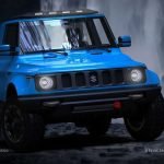 Nuova Suzuki Samurai 2021, il rendering in Anteprima