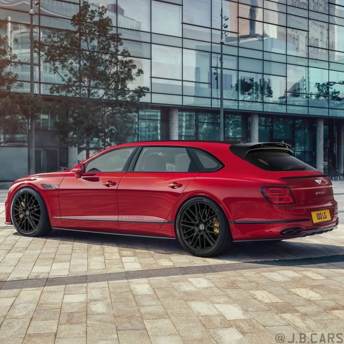 Nuova Bentley Flying Spur Shooting Brake 2021, il Rendering in Anteprima