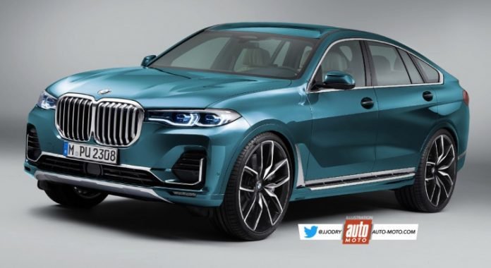 Nuova BMW X8 2021, il Rendering del SUV coupé da 7 Posti