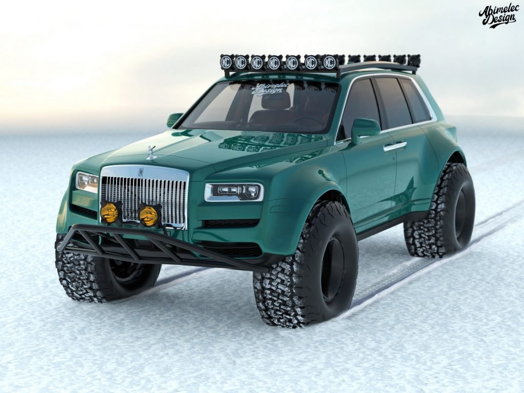 Nuova Rolls-Royce Cullinan 2021, il Rendering della versione Estrema