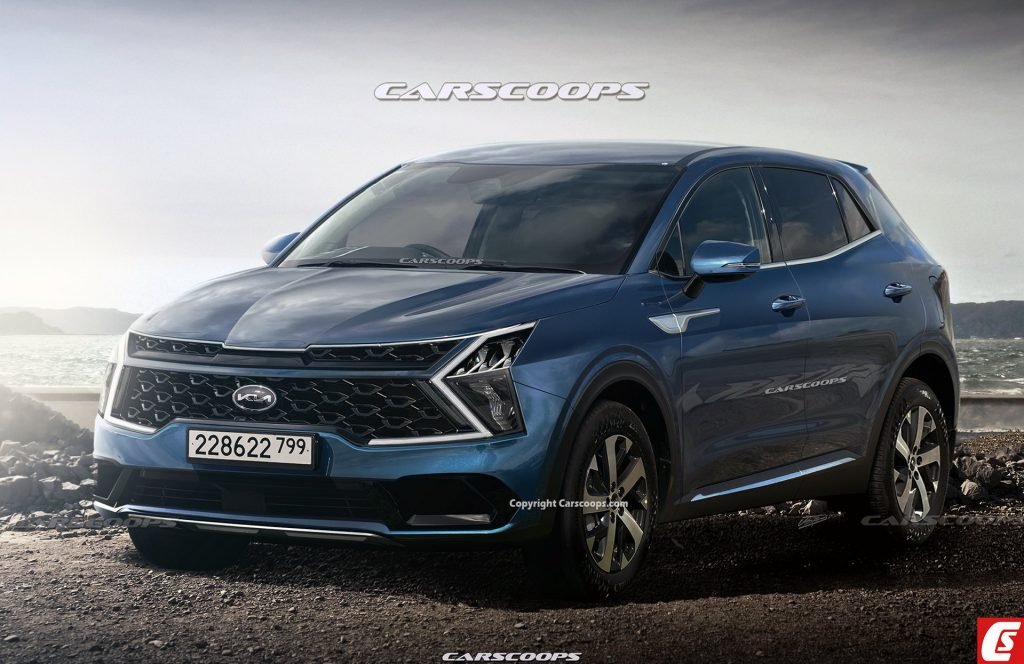 Nuova Kia Sportage 2021, il Rendering con il Design estremo