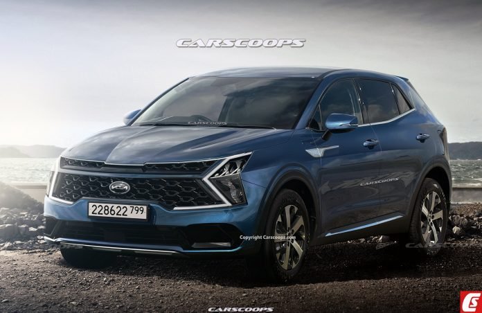 Nuova Kia Sportage 2021, il Rendering con il Design estremo