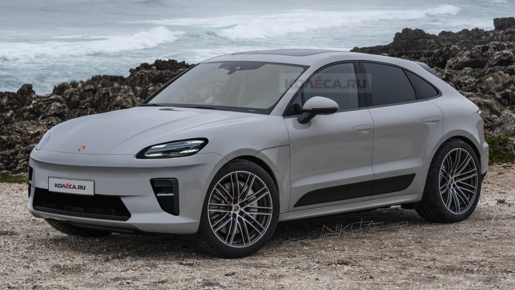 Nuova Porsche Macan 2021, il SUV elettrico in Anteprima Rendering