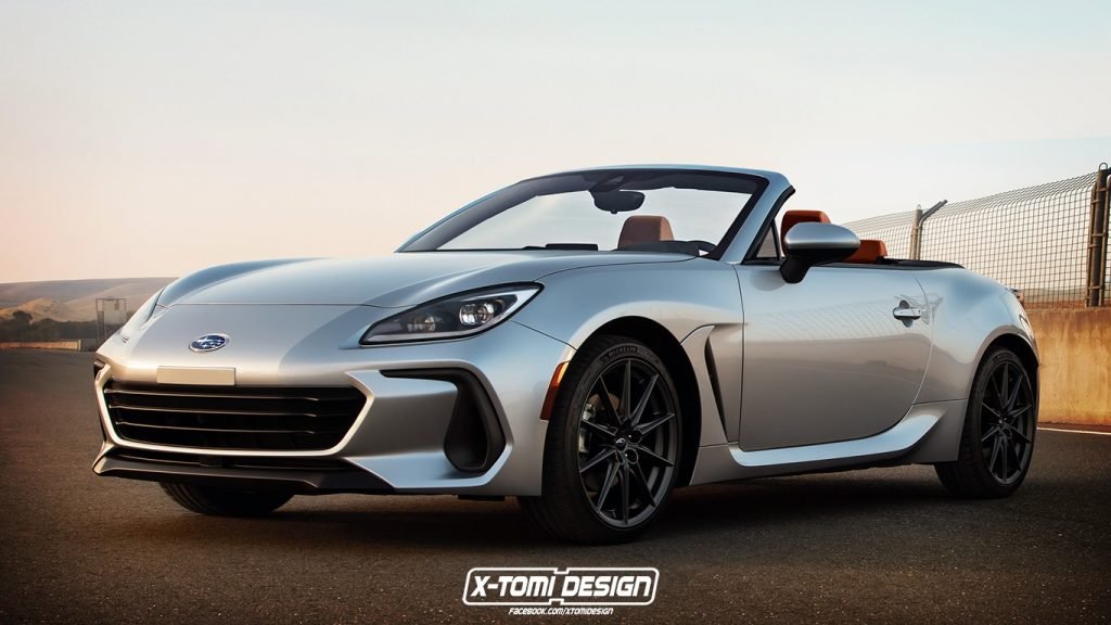 Nuova Subaru BRZ 2021, il Rendering della versione Cabrio