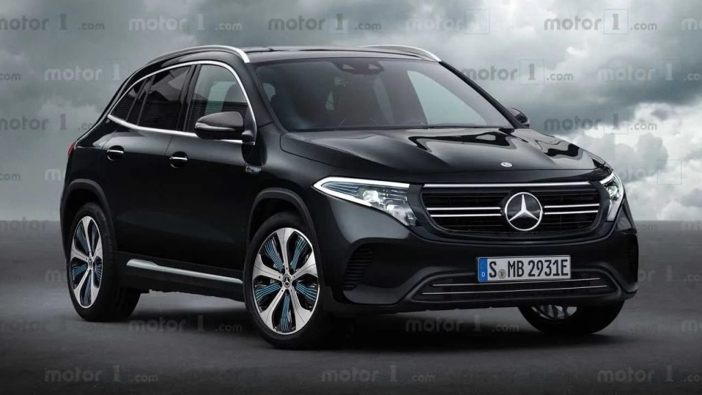Nuova Mercedes EQA 2021, il Crossover elettrico in Anteprima Rendering