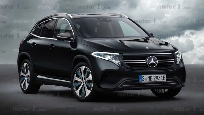 Nuova Mercedes EQA 2021, il Crossover elettrico in Anteprima Rendering