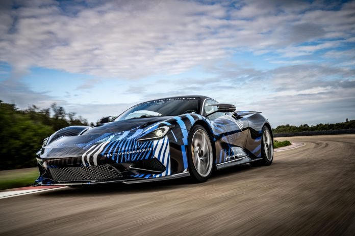 Pininfarina Battista test in Pista a Nardò