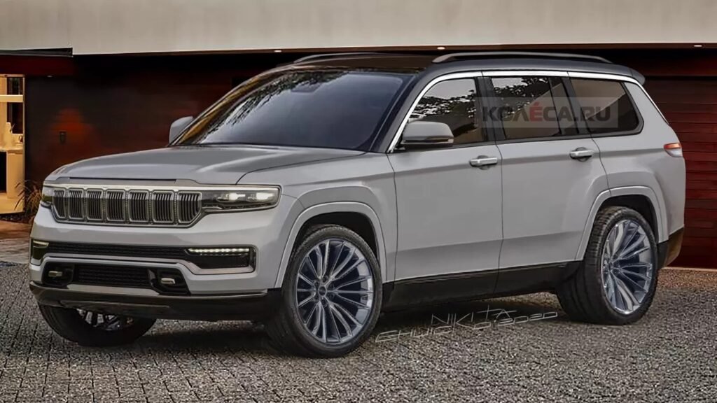Nuova Jeep Grand Cherokee 2022, Rendering e Anteprima