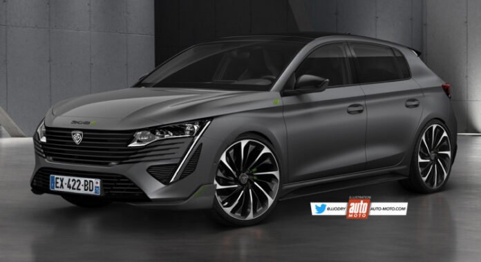 Nuova Peugeot 308 PSE 2022, il Rendering della Sportiva