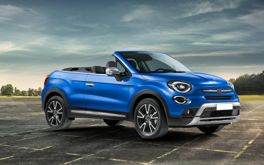 Nuova Fiat 500X Cabrio 2022, Anticipazioni e Rendering