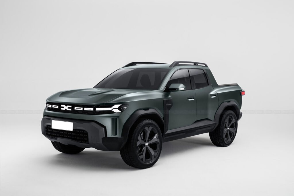 Nuova Dacia Bigster 2022, la Duster pickup in Rendering