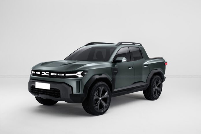 Nuova Dacia Bigster 2022, la Duster pickup in Rendering