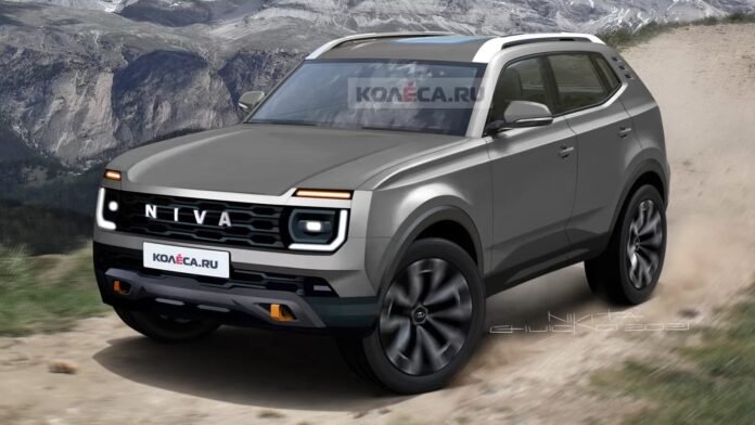 Nuova Lada Niva 2023, Anteprima Rendering
