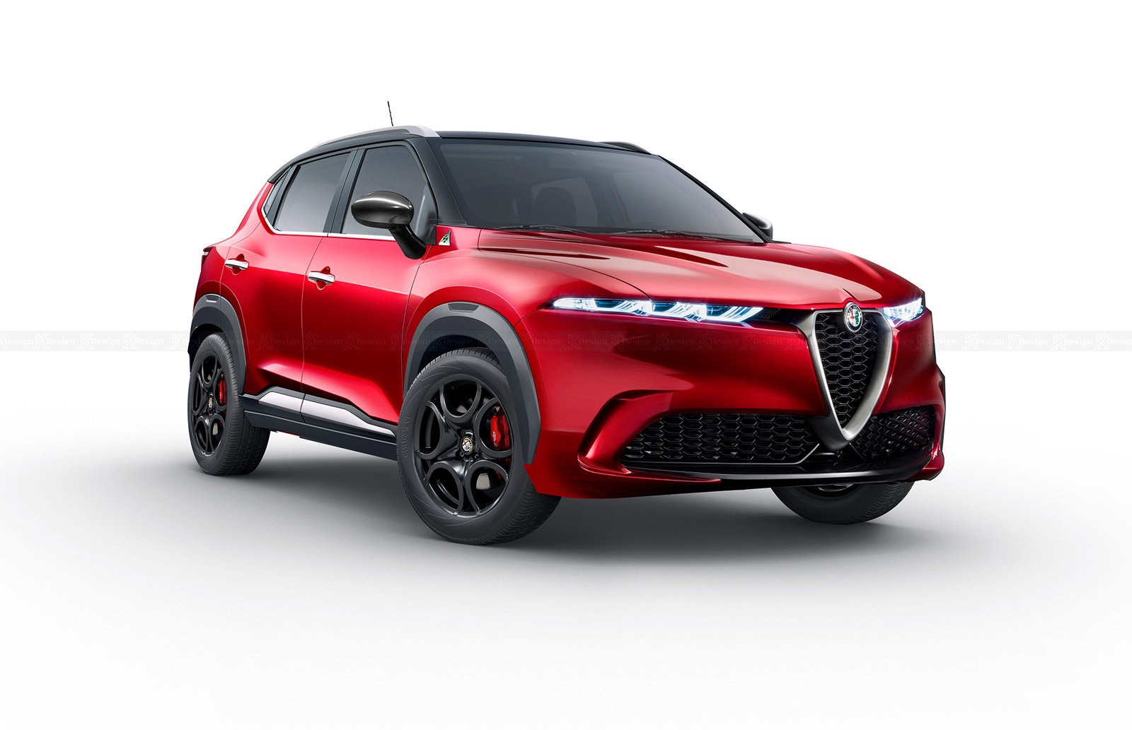 Nuova Alfa Romeo Brennero 2023, il Segmento B in Rendering