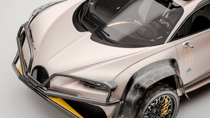 Bugatti Chiron, il Rendering della versione Offroad
