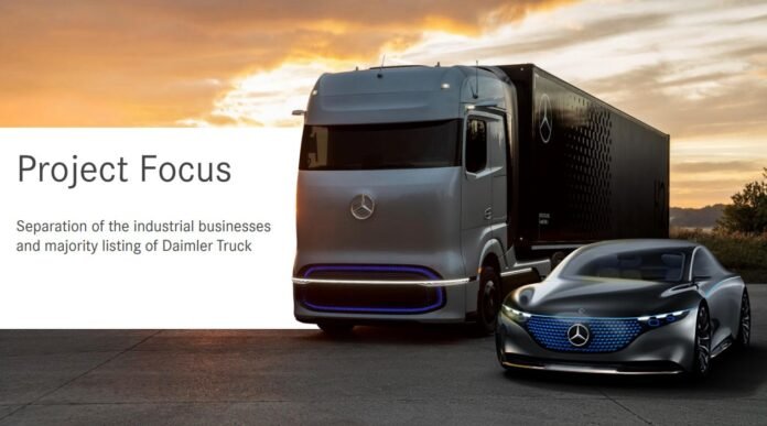 Daimler separa Auto e Camion Mercedes-Benz