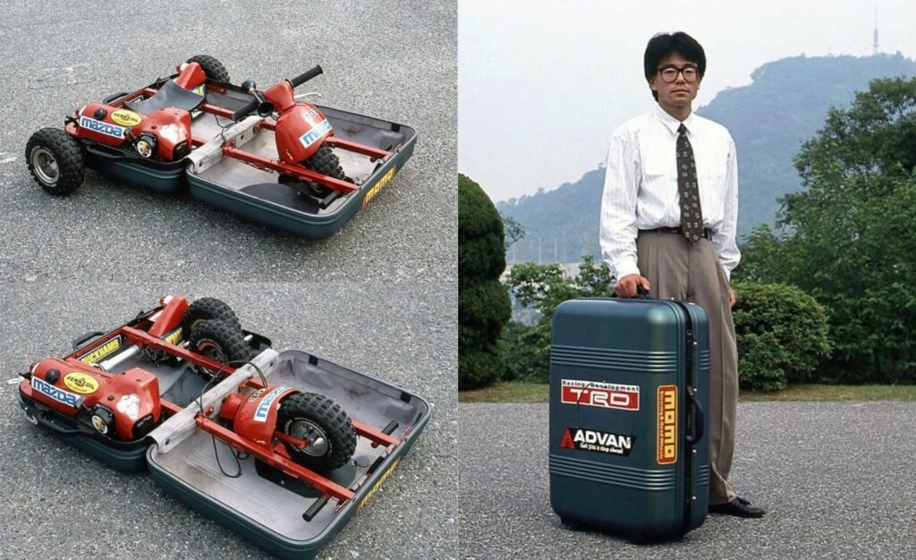 Quando Mazda inventò l'Auto in una valigia Samsonite