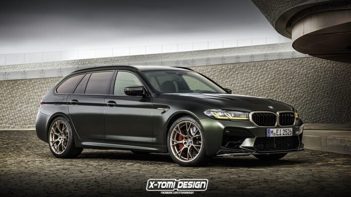 Nuova BMW M5 CS Touring 2022, il Rendering da Sogno